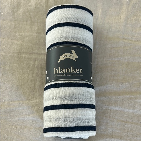 Red Rover Striped Blanket - Picture 1 of 3